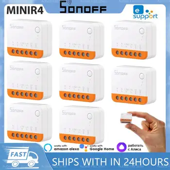 1-10KS SONOFF MINI R4 Wifi Switch Mini Extrémní Smart Home Modul Wi-Fi, Relé, Hlas, Dálkové Ovládání S Alexa Google Domů Alice