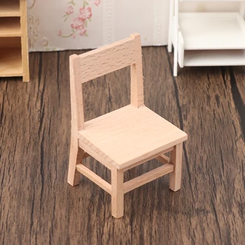 1/12 Dollhouse Miniaturní Židle Model, Nábytek, Doplňky Pro Domeček Pro Panenky Obývací Pokoj Dekorace Děti Předstírat, Hrát Hračky