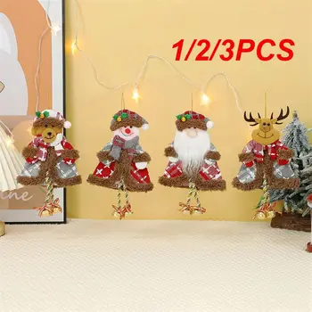 1/2/3KS 2023 Nový Rok Vánoční Dekorace, Ozdoby, Vánoční Strom Přívěsek Vánoční Dekorace Pro Domov Elk Sněhulák Santa