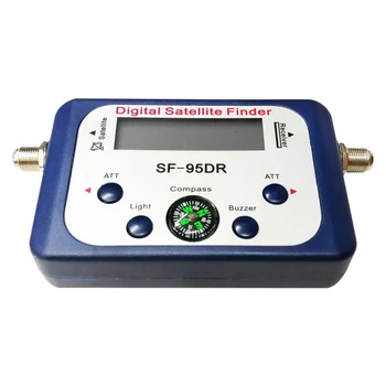 1 KS SF-95DR Satelitní Signál Metr Digitální Satelitní Finder 950-2150Mhz Modré Mini LCD Displej Digitální Satfinder