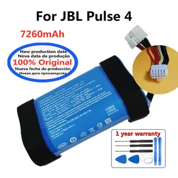 100% Nové Originální Baterie Pro JBL Pulse 4 Pulse4 7260mAh Bluetooth Reproduktor Baterie Bateria Batteri Rychlá Loď + Sledovací Číslo