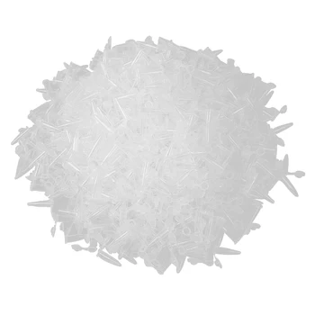 1000 Ks Laboratorní Jasné Bílé Známka Vytištěna Plastové Centrifugační Zkumavky 0,5 ml