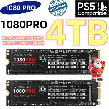 1080PRO 8 TB 2 TB 1 TB Originální Značky SSD 2280 M2 PCIe 4.0 NVME Číst 7450MB/S Solid State Pevný Disk pro Herní Konzole/notebook/PC/PS5