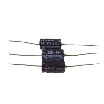 10KS 330uf 16v NAE-WT axiální polarizované elektrolytické kondenzátor 16v 330uf 8X16mm