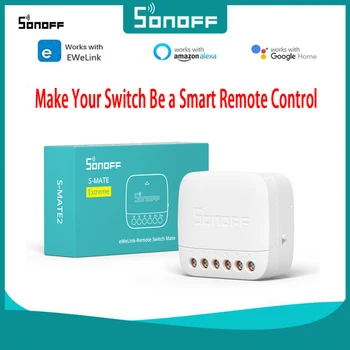 10ks SONOFF Mate S-MATE2 Extrémní Spínač EweLink Dálkové Ovládání PŘES Smart Switch Pro Inteligentní Domácí Práce S Alexa Google Domov