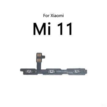 10PCS/Lot Pro Xiaomi Mi 11 Lite 5G 11T Pro Power Tlačítko Přepínač Hlasitosti Mute Tlačítko On / Off Flex Kabel