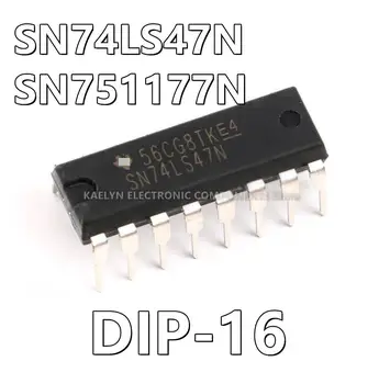 10Pcs/lot SN74LS47N SN74LS47 SN751177N SN751177 2/2 Vysílač Kompletní RS422, RS485, LED Ovladač-16-PDIP
