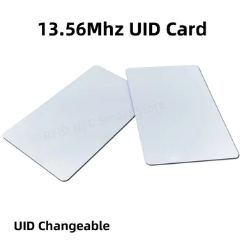 10pcs UID Karty 13.56 MHz, Blok 0 Sektoru Zapisovatelný Karty IC Klon Proměnlivé Čipové Klíčenky klíčenky 1K S50 RFID Řízení Přístupu