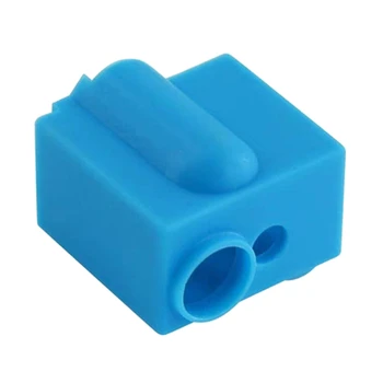 1ks Sopky Vyhřívaný Blok Silikonové Socket pro Případ Extruder Hliníkový Grafu Kryt 3D Tiskárna Díly Silikonové Pouzdro Modré
