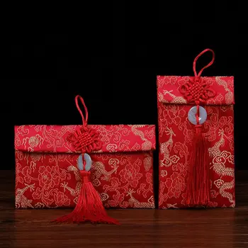 1ks Červené Pakety Red Peníze Obálku Strana, Dar, Jaro Nejlepší Čínské Svatební Nový Rok Červená Pakety