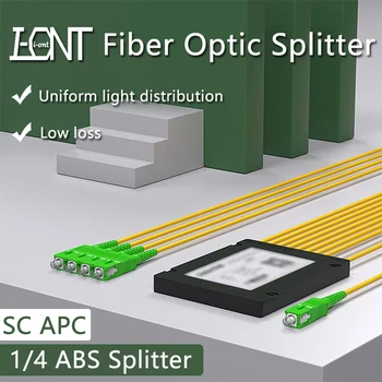 1X4 SC /APC Optický FTTH Splitter FBT Optická Spojka SC APC, Singlemode Simplex PLC Optické Splitter Doprava Zdarma