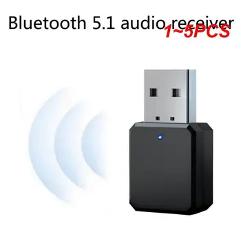 1~5KS 5.1 Audio Přijímač Duální Výstup AUX USB Stereo Hands-free Volání Adaptér Bezdrátové Video Přijímač Audio Adaptér
