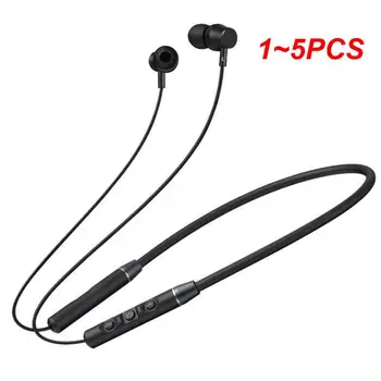 1~5KS HE05X 5.0 Sluchátka Vodotěsné Bezdrátové hi-fi Zvuk Magnetické Neckband Headset Sportovní Sluchátka