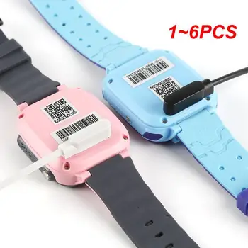 1~6KS Chytré Nositelné Příslušenství pro Chytrý Náramek Nabíjecí Kabel Pro Q12/S12/ /Q15 Děti Smart Watch Magnetic Charging