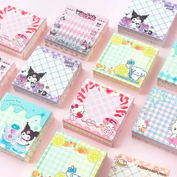 200 Listů/kniha Roztomilé Sanrio Hello Kitty, Kuromi Melodie Notebook Anime Obrázek Diy Účtu Zprávu na Vědomí, Student Papírnictví Dárek