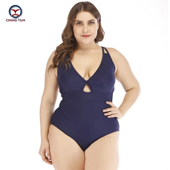 2020 Nové Sexy velké velikosti ženy plavky sexy jednoho kusu plavky Tištěné pure color Plus velikost plavky pohodlné strečové kombinézu