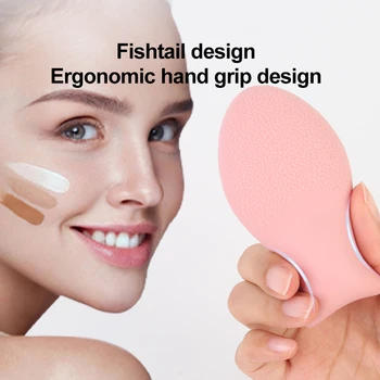 2022 Nové Silikonové Make-Up Houba Želé Listového Make-Up Nemají Jíst Prášek Z Listového Face Wash Make-Up Listového Make-Up Nástroj Pro Kosmetické Doplňky