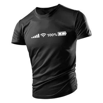 2023 Letní Módní Ležérní Sportovní Styl 2d Tištěné Pánské O-Neck Krátký Rukáv T-Shirt Pohodlné Prodyšné rychleschnoucí Top