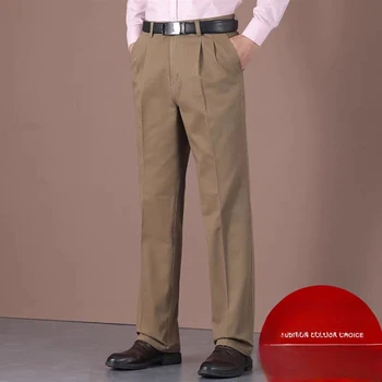 2023 Slim Fit Britský Styl Podzim Nové Pevné Kvalitní Kalhoty Muži Formální Kalhoty Obchodní Ležérní Kalhoty Oblek s A84