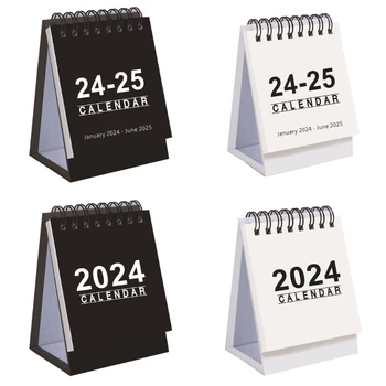 2024 Mini Stolní Kalendář pro Kancelářské Pracovníky a pro Studenty DENNÍ Rozvrh Plánovače Kalendáře 2024/Jan 2024 do Června.2025