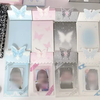 20KS Crystal Butterfly Obalový Materiál, Papír, Karta Hlavy Balení Materiál Kartu 3D Idol Photo Card Hlavy Dekorace Modulů Papír, Styl