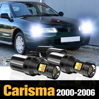 2ks Canbus LED Duální Režim směrových světel+Denní svícení DRL Příslušenství Pro Mitsubishi Carisma 2000-2006 2001 2002 2003 2004