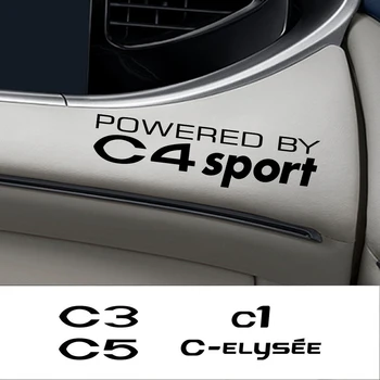2KS Car Dashboard Samolepka, Dekorace, Příslušenství Auto Styling Interiéru Obtisky Pro Citroen C4 C4L C1 C3 C2 C5, C8, C-elysee VTS