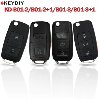 2ks KEYDIY KD900 B Series Remote Control KD B01-2/3/2+1/3+1 Auto Klíče pro VW B5 KD-X2/MAX Klíčový Programátor Stroj KDMINI