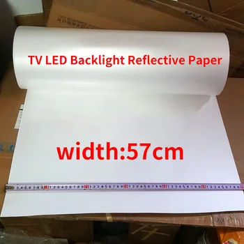 2M 5M TV LED Podsvícení Reflexní Papír Bílý podsvícený papír Reflexní