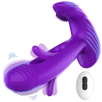2v1 Klitorisu Vibrátory pro Ženy, Bluetooth Dildo Klepnutím Stimulátor Nošení Kalhotek Prostaty Masér pro Dospělé Sexuální Hračky Masturbátor