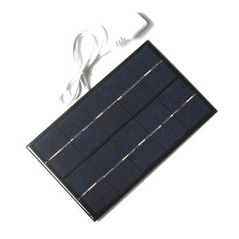 2W 5V 380MA USB Mini Solární Panel Modul DIY polykrystalického křemíku Solární Mobilní Nabíječka Pro Telefon, USB Ventilátor