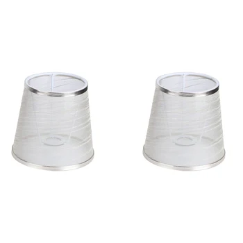 2X Noční Mini Transparentní Stínidlo Lustru Tkaniny Lampa Nástěnná Lampa, Stolní Lampa Nahrazení Shell Kryt