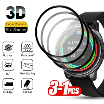 3-1ks 3D Měkké Zakřivené Tvrzené Sklo Pro Imilab KW66 Screen Protector Pro ImiLab W01 W13 TG1 Inteligentní Hodinky Náramek Náramek Filmu