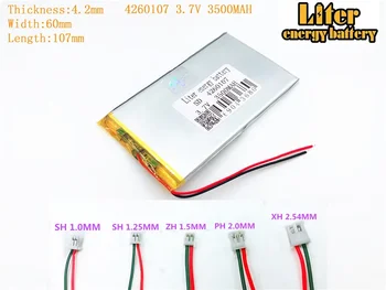 3.7 V 4260107 3500mah lithium-polymerová baterie tabletu dobíjecí baterie polymer dobíjecí baterie