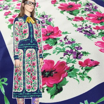32 Barvy italské Značky Módní Design Fabric Polyester Oblečení Košile Tkaniny Na Šaty pro Metr Diy Šicí Materiál, Velkoobchod
