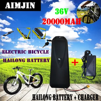 36V20Ah Ebike Baterie Hailong Baterie s USB Vestavěný BMS 350W-1000W 10S 13S 14S 18650 Baterie