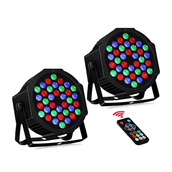 36W LED RGB Jevištní Světla DJ LED Par Světlo Vzdálené&DMX Řízené Zvuk Aktivován, Auto Play Uplights pro Svatby, Narozeniny Vánocmi