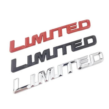3D Kovové OMEZENÉ Logo Emblém Auto Fender Kufr Odznak Obtisk Pro Jeep Compass Wrangler Renegade Patriot Grand Cherokee Příslušenství
