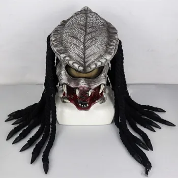 3D Sofie Predator Halloween Pokrývky hlavy, Maska na Obličej Alien Terror Maškarní kostým Party Rekvizity Cosplay Latexová Maska Motocykl Dospělé