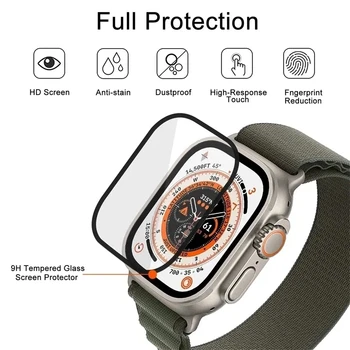 3D Vodotěsné Full Screen Protector Pro Apple Watch Ultra 8 7 6 SE 5 49mm 45 mm 41 mm 40 mm 44 mm sklo Pro iwatch 3 38mm 42mm