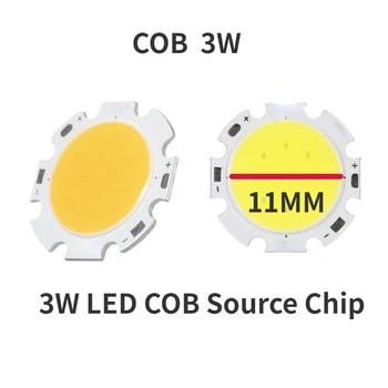 3W LED COB Zdroj Čipu 11mm pro DIY LED Čip Žárovka Reflektor Downlight Diod Světelný Lampa Reflektor Downlight Svítidla
