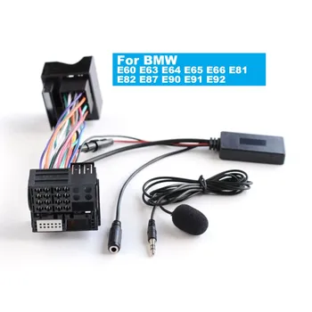 40Pin Auto Bluetooth 5.0 Audio AUX Kabel Adaptér Modul s Mikrofonem Vhodné pro BMW E60 E63 E64 E65 E66 E81 E82 E87 E90 E91 E92