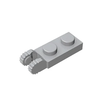 44302 Hinge Plate 1 x 2 Locking 2 Prsty na Konci Cihly Sbírky Modulární Hračku Pro Technické VH DIY Budovy Bloky Kompatibilní
