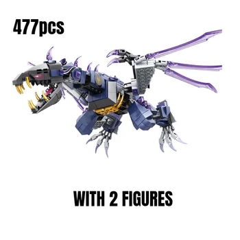 477pcs Overlord Dragon Stavební Bloky, Klasický Model Fit 71742 Cihly Sady Hračky pro Děti