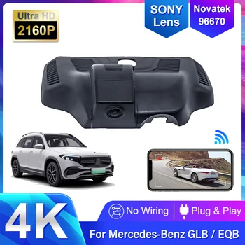 4K Auto DVR, Plug and play Dash Cam HD Kamera Jízdy Video Rekordér Pro Mercedes-Benz EQB EQB260 EQB300 EQB350 2022 2023 DashCam