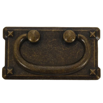 4ks Vintage Antique Bronze Zásuvka Prsten Vytáhnout Rukojeti Skříň Dveře, Nábytek Rukojeti Dekorace