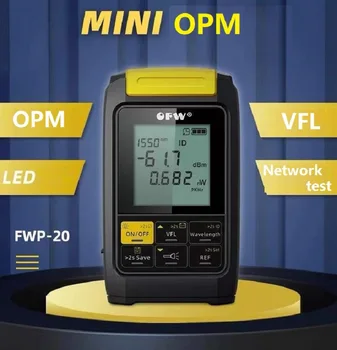 4v1 Optický Power Meter OPM Led světlo, Vizuální Poruchy Lokátor Síťový Kabel Test Optické Vlákno Tester 5 km 15 km 30 MW VFL FTTH