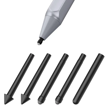5 Balení Pero Tipy Pro Surface Pen (2XHB/2X2H/H Typ) Černé Pryže pro Povrchovou Pro 2017 Pera (Model 1776)/Pro 4