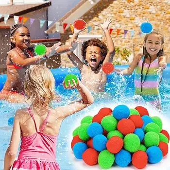 50ks Bavlna Vodní Bomby Koule Vysoký Bounce Bazén Splash Vodní Koule, Vodní Koule Chlapce Boj Hry Venkovní hry Hračky