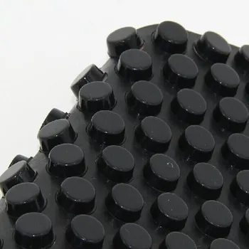 50Lot x 320PCS 12x7mm Černé anti skluzu Silikonové gumové nohy podložky plastový nárazník tlumič tlumič 3M samolepící Silikagel